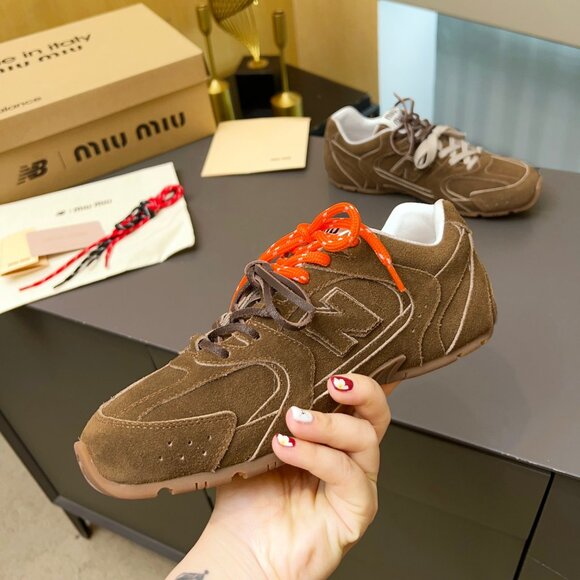 ✅Authentic New Balance x Miu Miu 530 SL suede sneakers - Picture 10 of 14